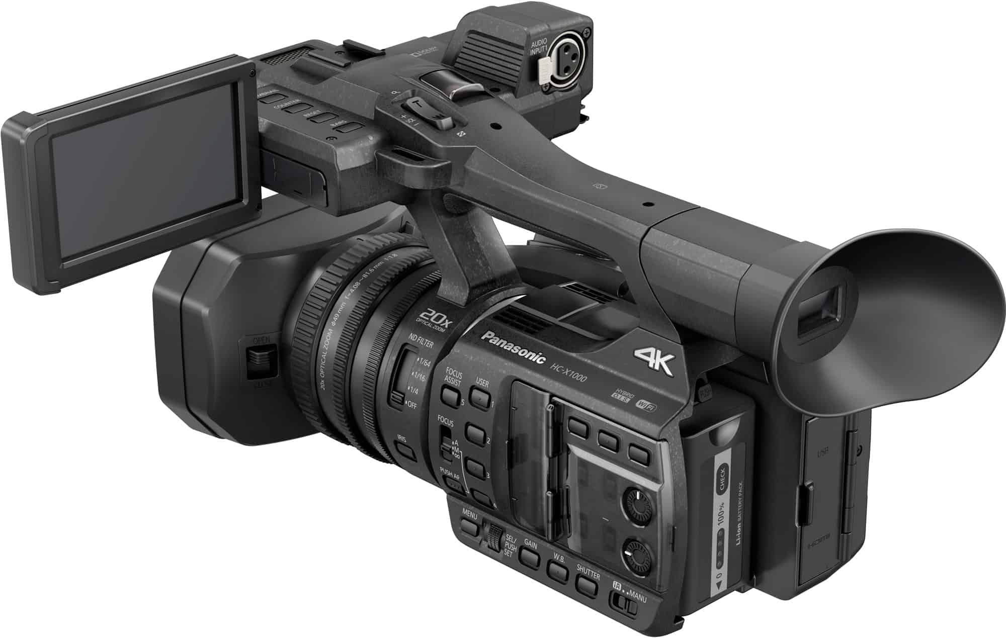 First Look: New Panasonic HC-X1000 4K Camcorder, Packed with