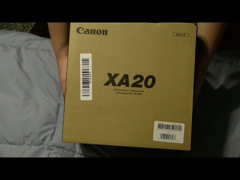 Canon XA20 Unboxing