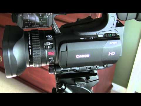 Canon XF100 Unboxing and Review