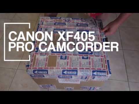 Unboxing Canon XF405 Professional Camcorder ( in ciabatte :D )