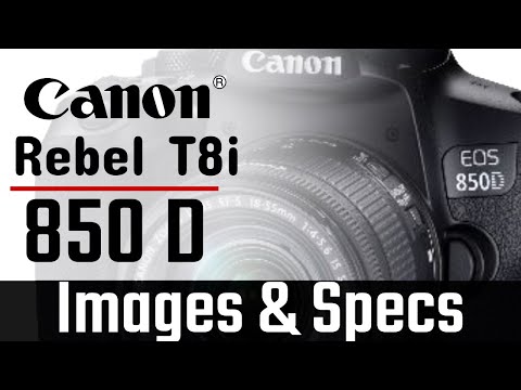 Canon EOS Rebel T8i / 850D Images &amp; Specs