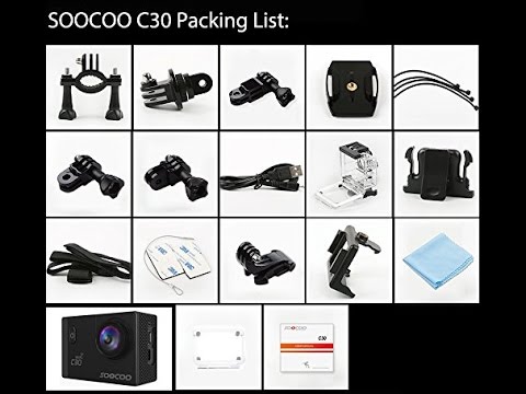 SooCoo C30 WiFi 4K NTK96660 Action Camera Test Footage (Day/Bright)