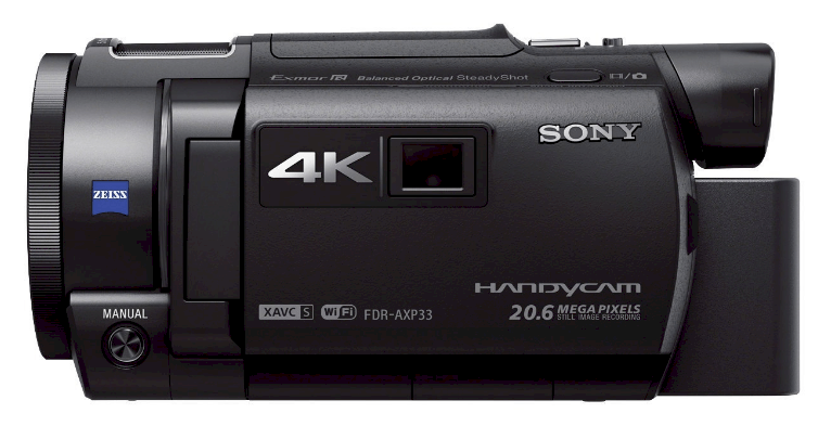 Sony FDR-AXP33, Sony camcorder, handheld camcorders