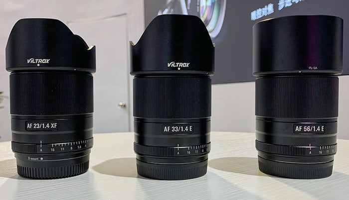 Viltrox 23mm, 33mm or 85mm X-mount lenses